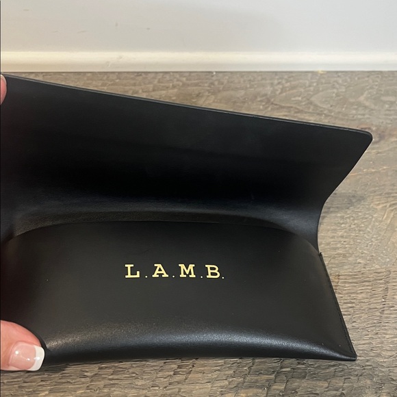 L.A.M.B. Accessories - L.A.M.B. Elegant Black Leather Sunglass Case